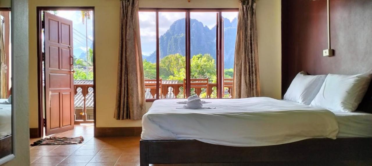 Bungalows Le Jardin Vangvieng Vang Vieng Exterior foto
