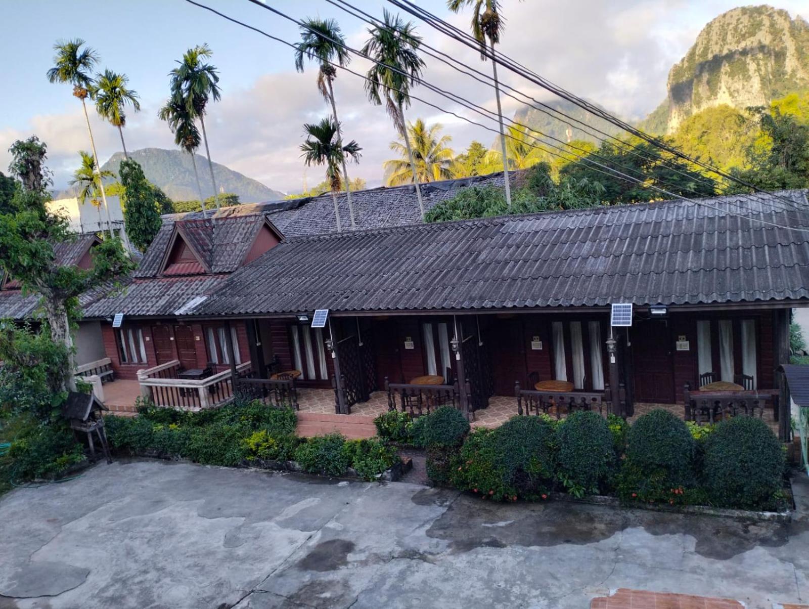 Bungalows Le Jardin Vangvieng Vang Vieng Exterior foto